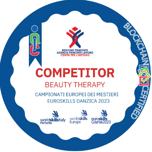 Competitor Beauty Therapy ai Campionati dei Mestieri EuroSkills Danzica 2023